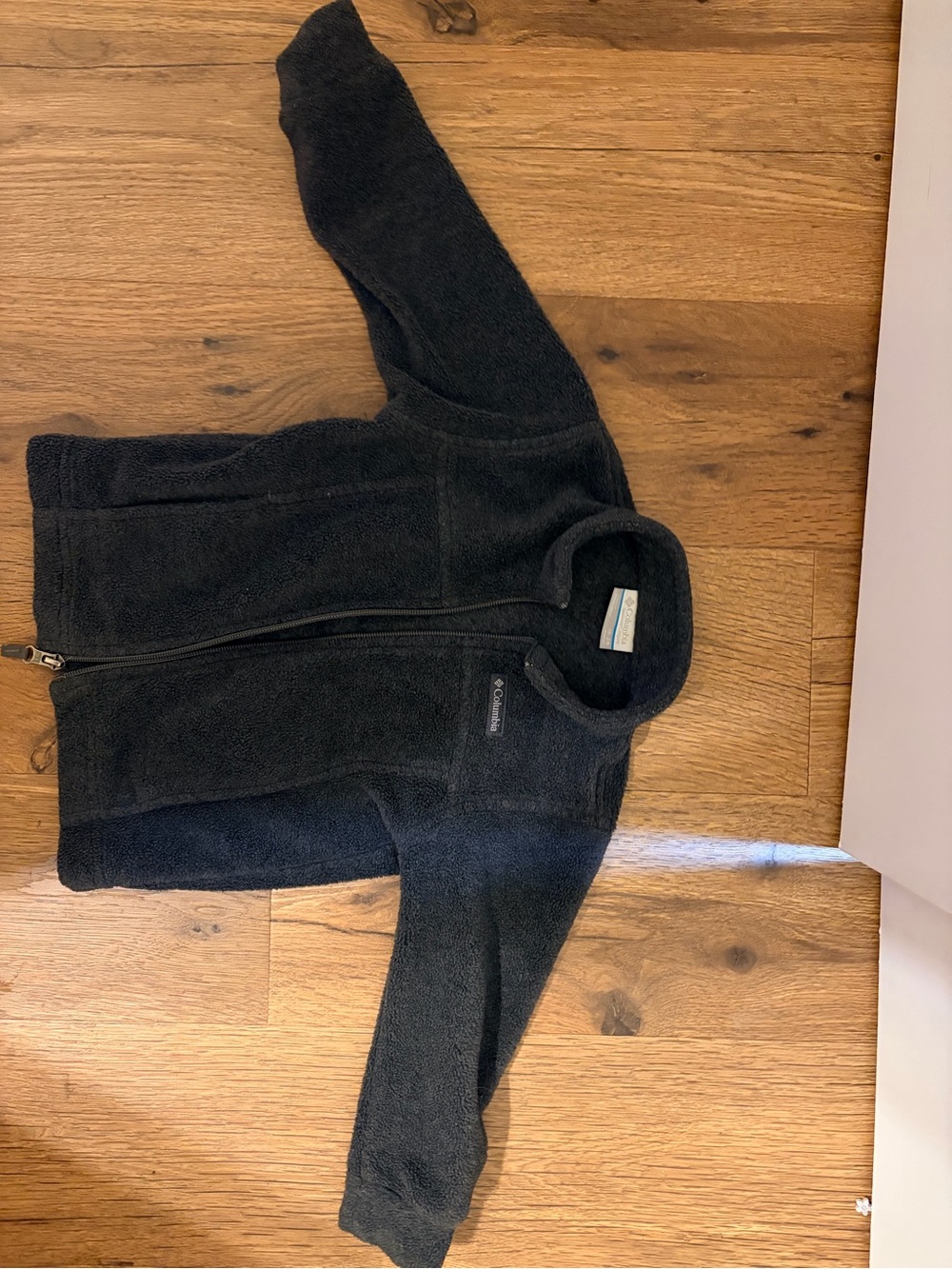 Columbia Kids Black Full-Zip Fleece Jacket